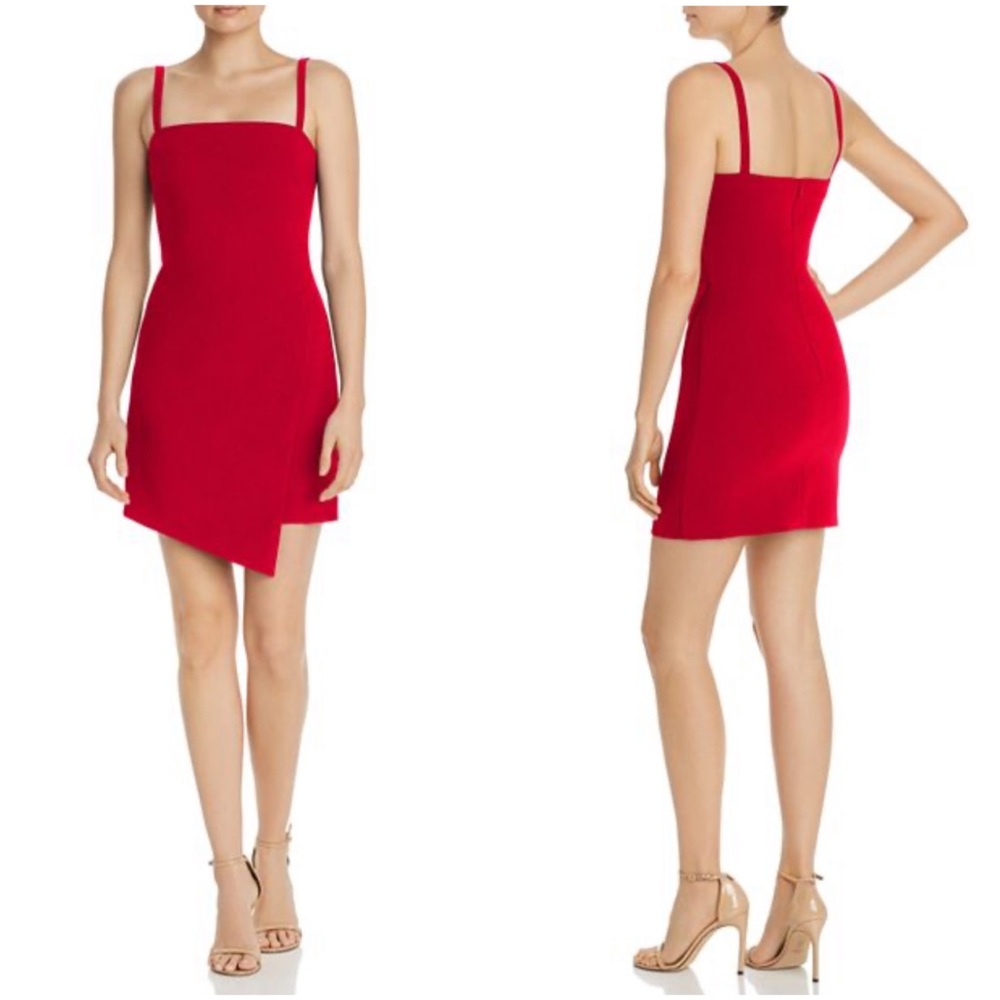 New LIKELY Haven Sleeveless Sheath Dress Scarlet